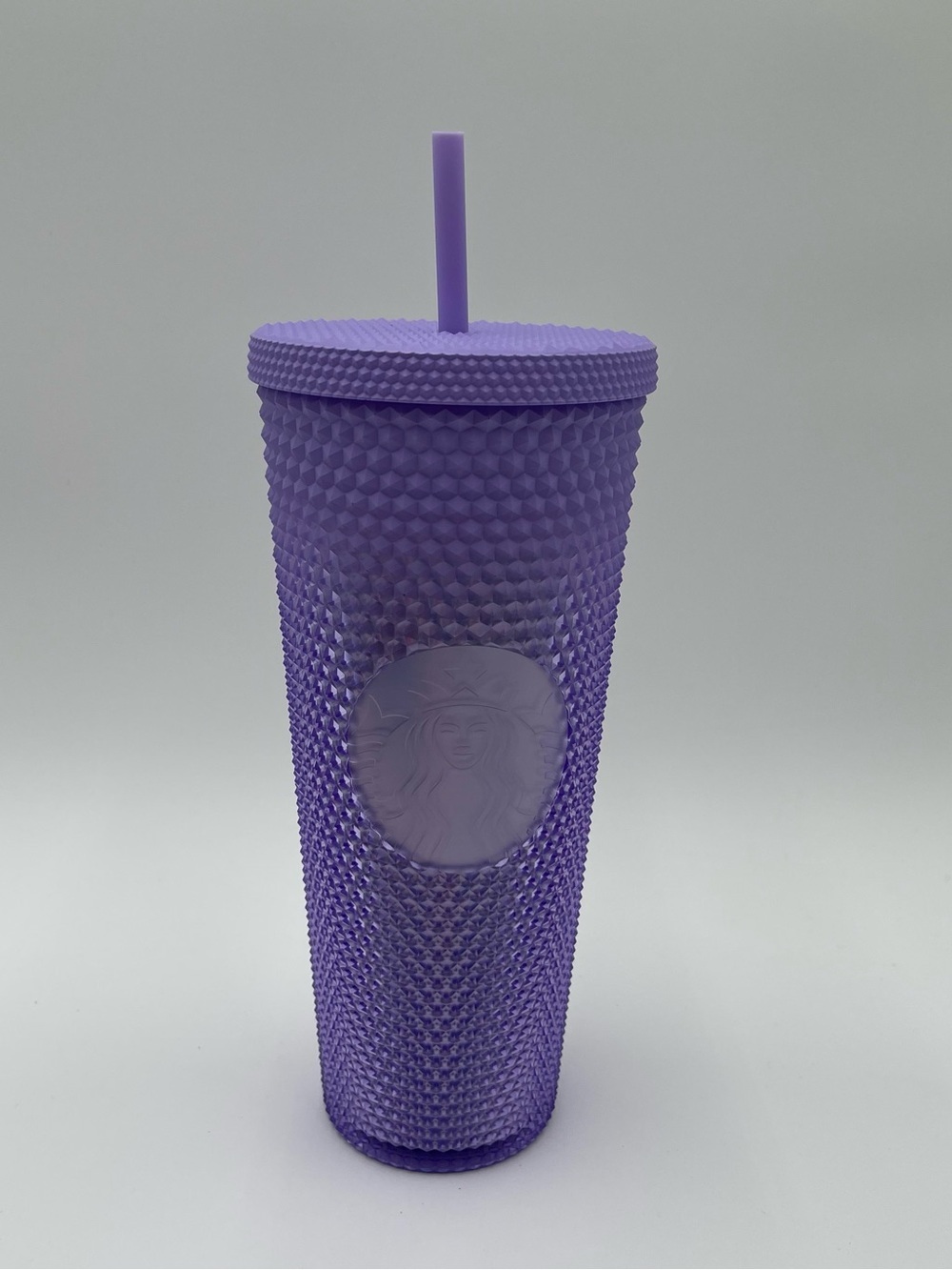 Starbucks 2023 Purple Lavender Studded Gradient Ombré 24oz Straw Cup Tumbler
